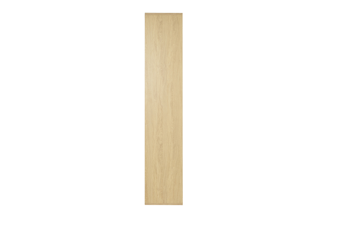 Biblioth�que finition bois clair ch�ne L92 cm NAGANO