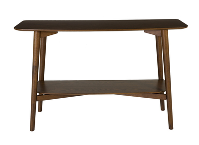 Console en bois fonc&eacute; L120 cm CENDY