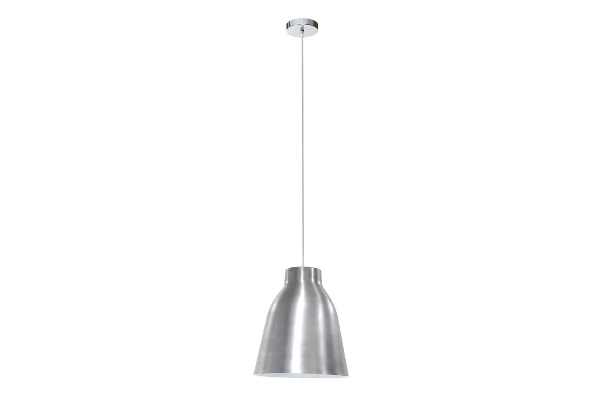Suspension design en m�tal acier gris chrom� D40 cm COROLA L