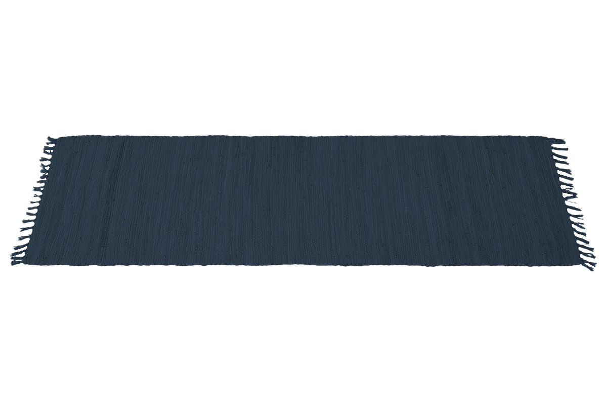 Tapis de couloir bleu fonc� 60 x 200 cm AUBAGNE