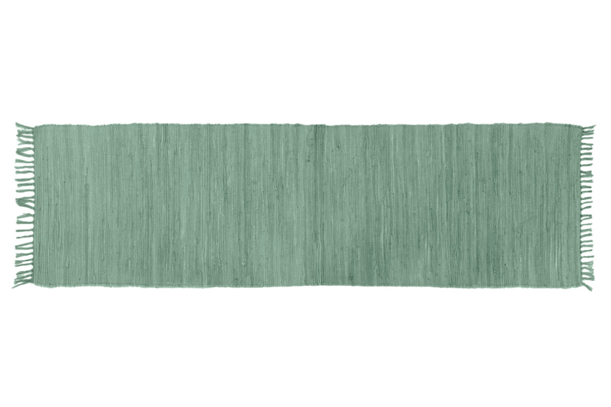 Tapis de couloir vert c�ladon 60 x 200 cm AUBAGNE